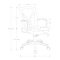 Monarch Specialties Office Chair, Adjustable Height, Swivel, Ergonomic, Armrests, Computer Desk, Work, Metal, Grey I 7340 - alternate 5